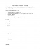 Guía Variables Aleatorias Continuas