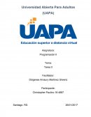 Tarea 2 Programacion Uapa