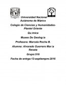 Química Museo De Geología