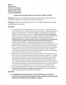 Proyecto anual de juego: Juego de construcciones “CASAS Y CASITAS”