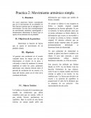 Practica 2: Movimiento armónico simple