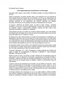 Encrucijada, Explicación y Comprensión en la Psicología