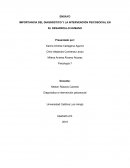 ENSAYO IMPORTANCIA DEL DIAGNÓSTICO Y LA INTERVENCIÓN PSICOSOCIAL EN EL DESARROLLO HUMANO