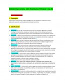 MEDICINA LEGAL 1ER PARCIAL (TEMAS 1 AL 5)