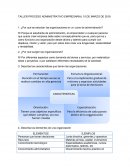 TALLER PROCESO ADMINISTRATIVO EMPRESARIAL 15 DE MARZO DE 2018