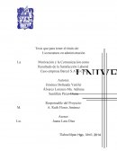 Resultado de la Satisfacción Laboral Caso empresa Barcel S.A de C.V.