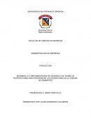 DESARROLLO E IMPLEMENTACIÓN DE UN MODELO DE TEORÍA DE RESTRICCIONES PARA SINCRONIZAR LAS OPERACIONES EN LA CADENA DE SUMINISTRO
