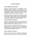 SECTORES ECONÓMICOS. SECTOR PRIMARIO O AGROPECUARIO