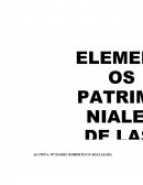 ELEMENTOS PATRIMONIALES DE LAS ORGANIZACIONES ECONOMICAS