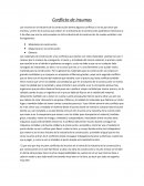 Resumen del conflicto de insumos Conflicto de Insumos