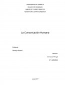 Comunicación humana ASIGNATURA: EXTRAACADEMICA