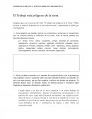 ESCRITURA CREATIVA: TEXTO NARRATIVO DESCRIPTIVO