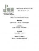 TIPOS DE APRENDIZAJE EN PRIMARIA UNIVERSIDAD PEDAGOGICA DEL ESTADO DE SINALOA