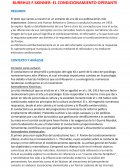 Comentario de texto de skinner BURRHUS F.SKINNER: EL CONDICIONAMIENTO OPERANTE