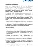 Indentificacion de un negocio Información Institucional