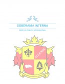 Soberanía DERECHO PÚBLICO INTERNACIONAL
