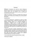 Tipos de impuestos. Características