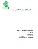 LA LISTA DE SCHINDLER Reporte de la película