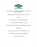 Características y Funciones de la Sociedad COLEGIO DE EDUCACIÓN PROFESIONAL TÉCNICO – BACHILLER DEL ESTADO DE CHIAPAS