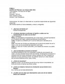 Instrucciones: En base a lo observado en la película responderás las siguientes preguntas: