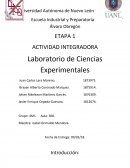 Etapa 1, integradora, ciencias expeimentales TAREA 1