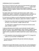 Programa festival dia de las madres INTRODUCCIÓN