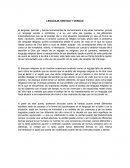 ENSAYO SOBRE LENGUAJE, SENTIDO Y VERDAD