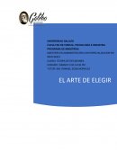 ENSAYO SOBNRE EL ARTE DE ELEGIR