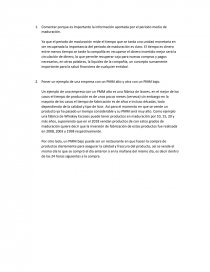 Eude modulo 11 oner un ejemplo de una empresa con un PMM alto y otra con un PMM bajo.. Página 1