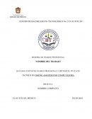 QUE PARA SUSTENTAR EXAMEN PROFESIONAL Y OBTENER EL TÍTULO DE TÉCNICO EN DISEÑO ASISTIDO POR COMPUTADORA