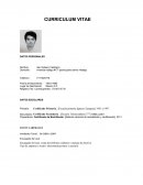 DATOS PERSONALES RESUEMN