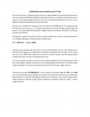 COMPARACIÓN AGUA EMBOTELLADA VS TUBO