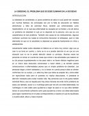 LA OBESIDAD, EL PROBLEMA QUE SE DEBE ELIMINAR EN LA SOCIEDAD
