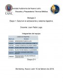 Biología 2 Etapa 1: Salud en el adolescente y sistema digestivo