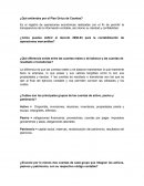 ¿Qué entiendes por el Plan Único de Cuentas?