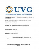 ENSAYO “GENERALIDADES, IMPORTANCIA Y FINES DE LOS MASC EN MÉXICO”