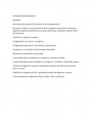 Actividades de aprendizaje Cuestionario de programación