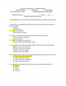 CICLO ESCOLAR 2017 - 2018 EXAMEN BIMESTRAL DE FORMACIÓN