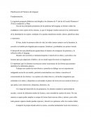 Planificación PDL 4 grado