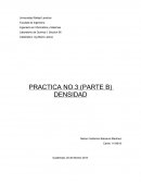 PRACTICA NO.3 (PARTE B) DENSIDAD