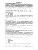 BACTERIOLOGÍA CARACTERÍSTICAS DE LAS BACTERIAS