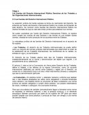 Las fuentes del Derecho Internacional Público Derechos de los Tratados y las Organizaciones Internacionales.