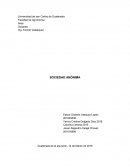 Sociedad anonima Datos de Identificación personal de los accionistas