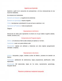 Inteligencia Aprende a partir de la secuencia de percepciones y de las consecuencias de las acciones realizadas.. Página 1