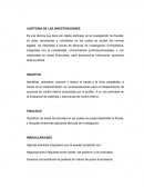 AUDITORIA DE LAS INVESTIGACIONES