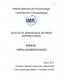 Ejemplo de los Niños superdotados