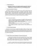 Atencion de calidad a los pacientes hospitalizados en el area de psiquiatria en el antiguo hospital