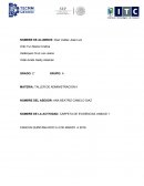 NOMBRE DE LA ACTIVIDAD: CARPETA DE EVIDENCIAS UNIDAD 1