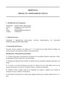 PLANIFICACION PROPUESTA