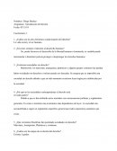 Cuestionario 1 -¿Cuáles son los dos elementos condicionantes del derecho?